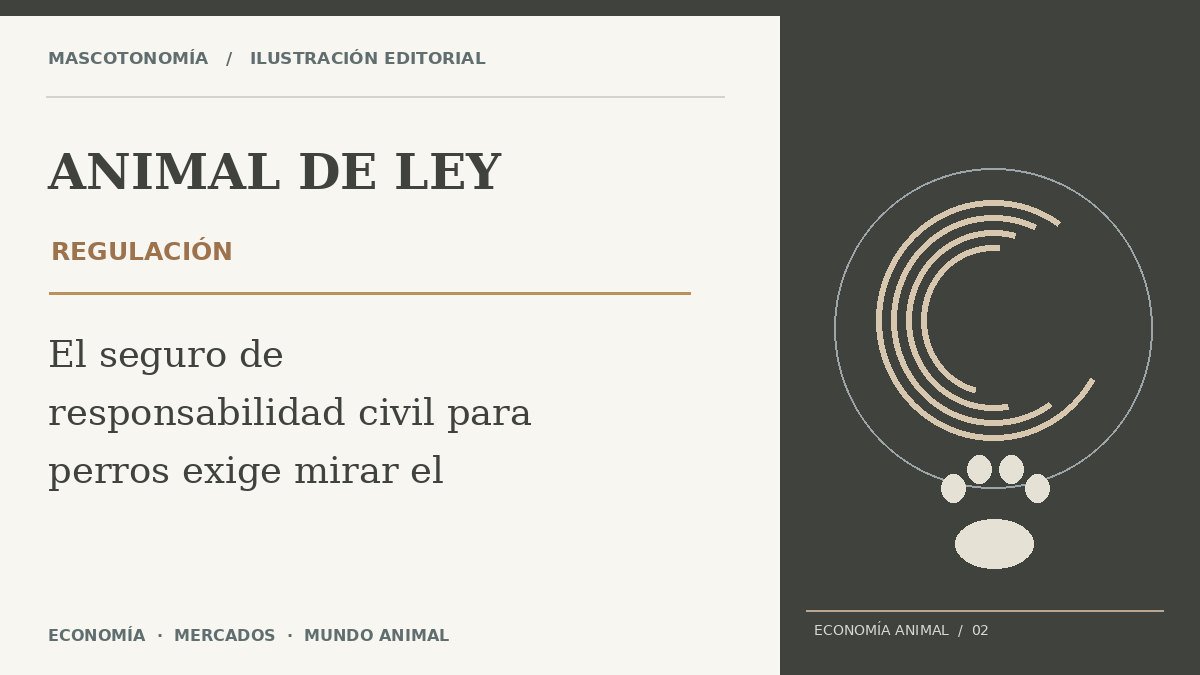 Ilustración editorial original de Animal de Ley