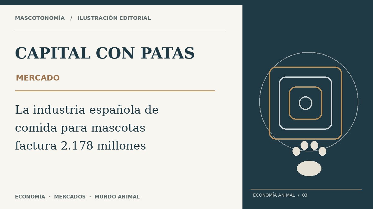 Ilustración editorial original de Capital con Patas