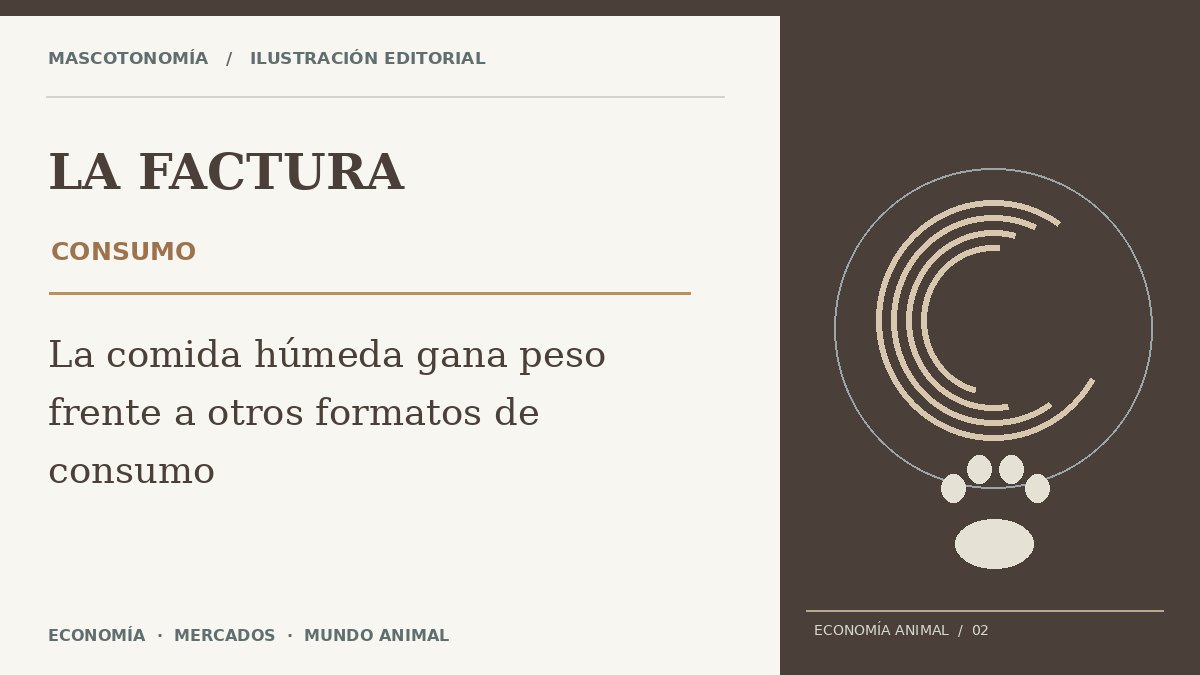 Ilustración editorial original de La Factura