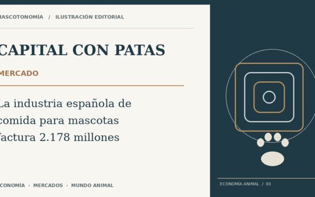 Ilustración para la noticia: La industria española de comida para mascotas factura 2.178 millones