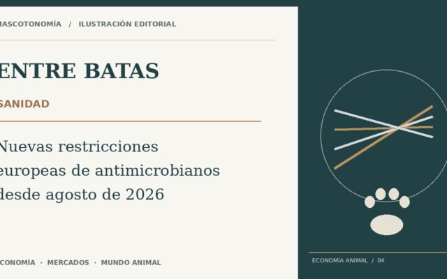 Ilustración para la noticia: Nuevas restricciones europeas de antimicrobianos desde agosto de 2026