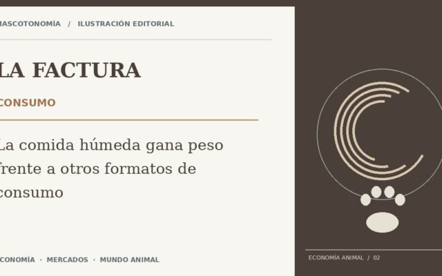 Ilustración para la noticia: La comida húmeda gana peso frente a otros formatos de consumo