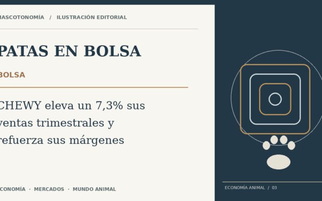 Ilustración para la noticia: Chewy eleva un 7,3% sus ventas trimestrales y refuerza sus márgenes