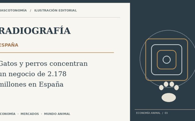 Ilustración para la noticia: Gatos y perros concentran un negocio de 2.178 millones en España